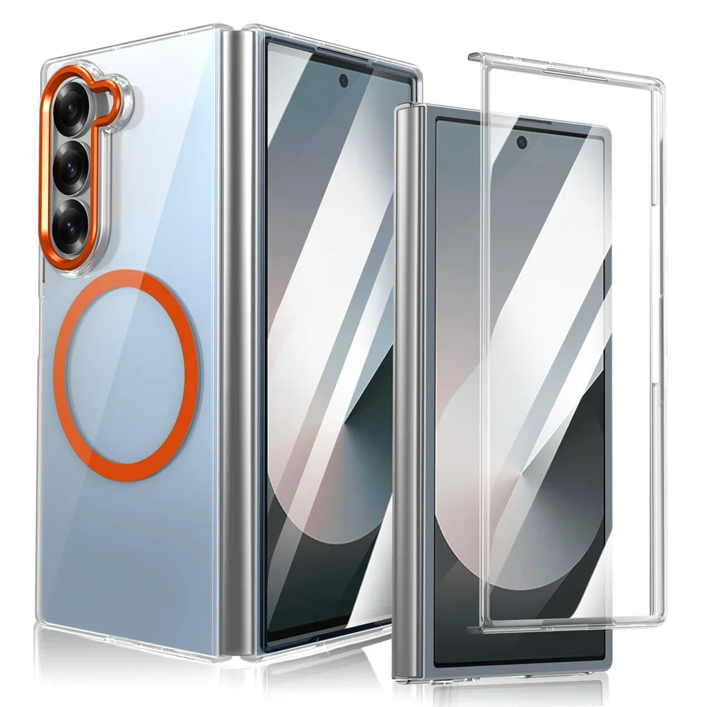 Clear Magnetic Case with Ring