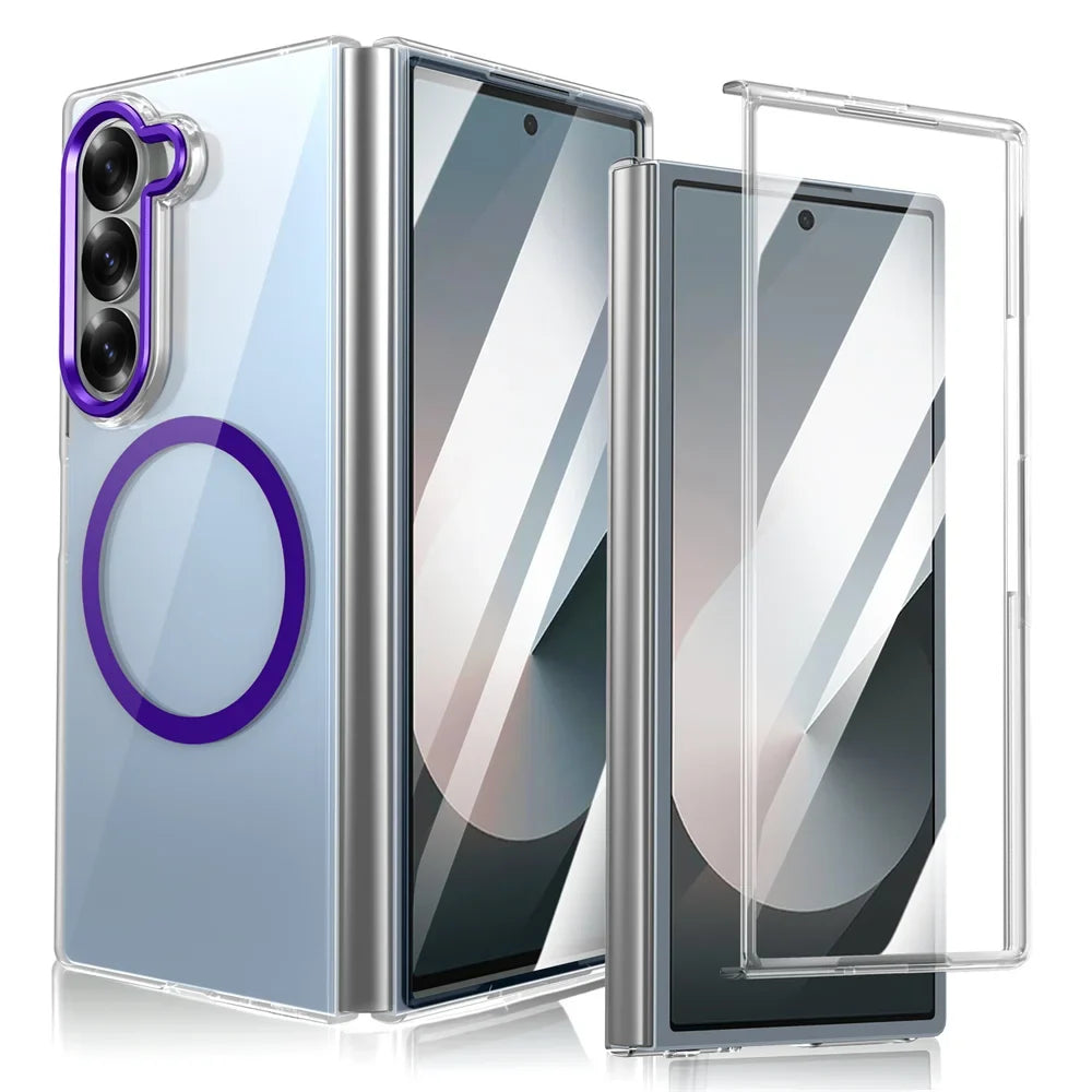 Clear Magnetic Case with Ring