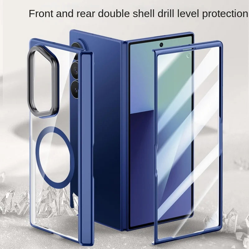 Clear Magnetic Case with Kickstand