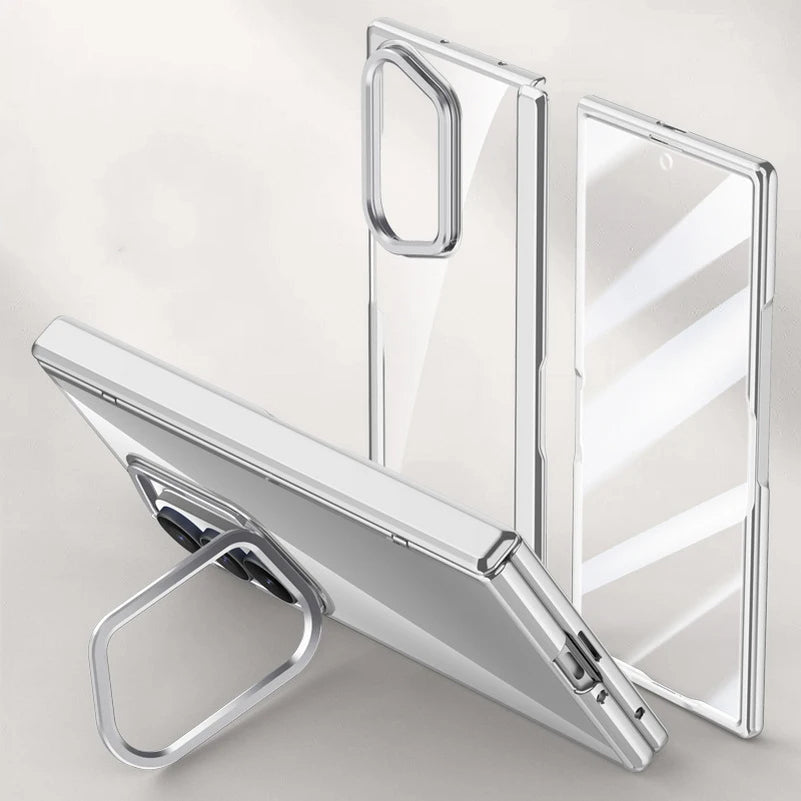 Clear Magnetic Case with Kickstand